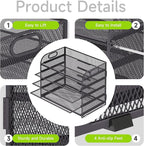 Cawukege 5 Tier Paper Organizer - Image 4
