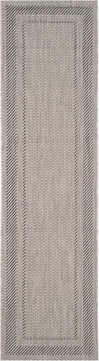 safavieh courtyard outdoor runner rug 2'3"x6'7", beige & shown in use