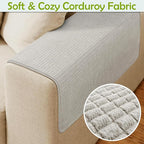 Couch Arm Covers, Sofa Arm Covers, Waterproof Armrest Covers - Image 4