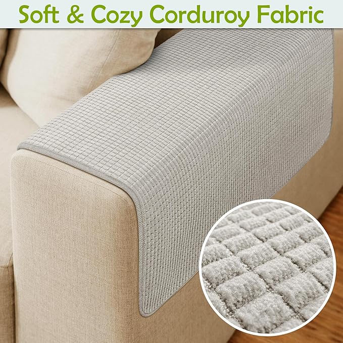 Couch Arm Covers, Sofa Arm Covers, Waterproof Armrest Covers - Image 4