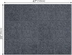 AKTOP Cork Board Bulletin Board 47"x35", 12 Pack Removable Felt Cork Board Tiles - Image 4
