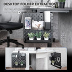 EHO Clamp-On Desk Pegboard, 13.5 x 14 inch Privacy Divider, Desk Partition Panel - Image 8