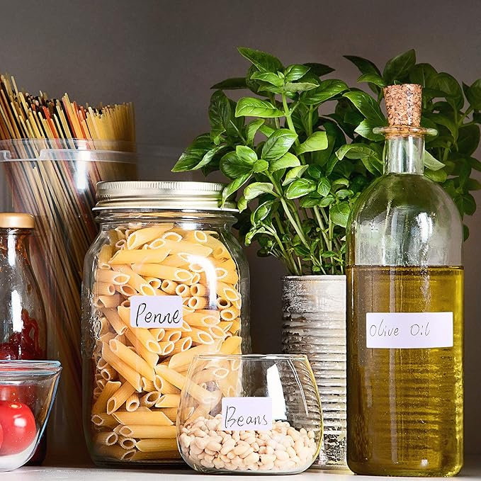 1723 Pieces Matte Labels Sticker Removable Rectangular Labels Writable Blank - Image 5