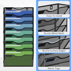 Kuntine.B Wall File Organizer Office Hanging Magazine Holder Wall File Organizer - Image 3