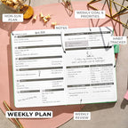 Clever Fox Planner – Undated Weekly & Monthly Planner - Image 3