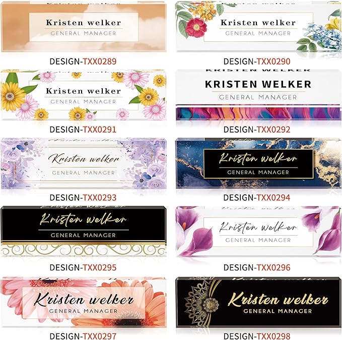 Desk Name Plate Personalized, Custom Name Plates - Image 6
