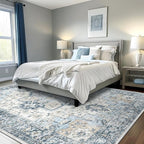 GENIMO 8x10 Area Rugs for Living Room, Machine Washable Non Slip Vintage Rugs - Image 9