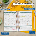 Clever Fox Planner 2nd Edition Spiral – Colorful Weekly & Monthly Goal Planner - Image 4