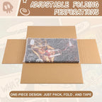 feifeiya 100 pack corrugated comic book mailers, 7.8, close-up detail
