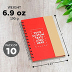 DISCOUNT PROMOS Custom Eco Friendly Spiral Notebooks - Image 5