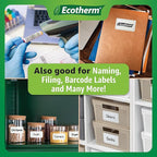 4" x 3" Thermal Labels | 4 Rolls | 2100 Labels | fits Zebra, Offnova Thermal - Image 8
