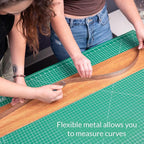 Breman Precision Metal Ruler 15 Inch Cork Back – Stainless Steel Straight Edge - Image 6