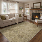 GENIMO 6x9Area Rugs for Living Room, Machine Washable Non Slip Vintage Rugs - Image 2