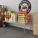Regal Altair 21" Deep x 48" Wide x 14" Height Wire Shelving Kit | 1-Tier | NSF - Image 2