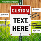 Custom Sign, Custom Sign for Business, Indoor/Outdoor use. 12x18 Inches - Image 5
