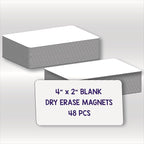 Dry Erase Magnets, Blank Magnetic Dry Erase Labels, Erasable Magnets by IMAGAME