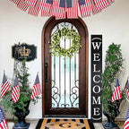 Tall Outdoor Welcome Sign - 6ft Black Rustic Modern Farmhouse Decor - Image 9