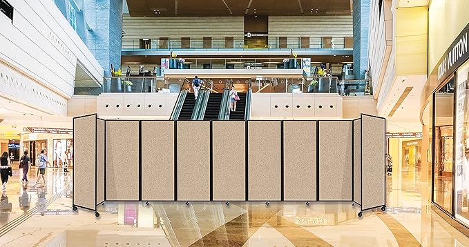 Versare Room Divider 360 Portable Wall Partition | Folding Panels | Large - Image 6