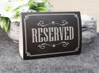 20 Pack Rustic Reserved Table Sign - Image 6
