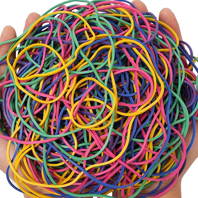 YOUOWO Rubber Bands Size #117A Multicolour 200g Strong Large Big Elastic Bands - Image 5