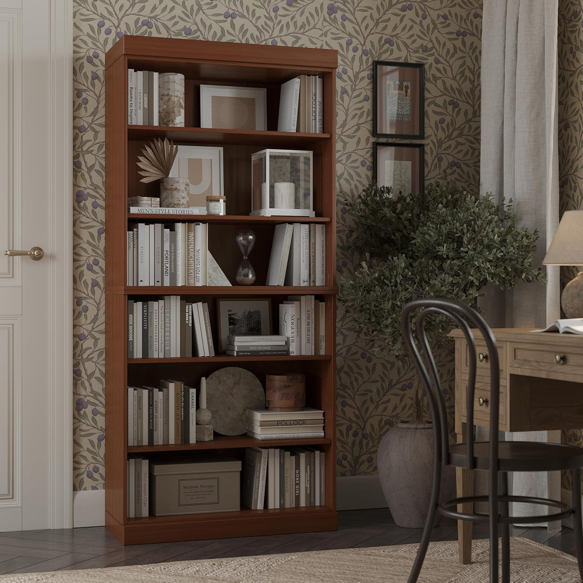 Palace Imports Solid Wood Bookcase – Stackable Modular 6-Tier Bookshelf - 71....
