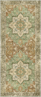 GENIMO 2'6"x6 Runner Rugs for Hallway, Machine Washable Non Slip Vintage Rugs - Image 7