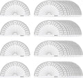 EBOOT 50 Pcs Math Protractors Plastic Protractor 180 Degrees, 4 Inches by eBoot