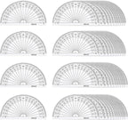 EBOOT 50 Pcs Math Protractors Plastic Protractor 180 Degrees, 4 Inches by eBoot