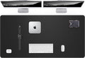 Leather Desk Pad Protector, Large Mouse Pad, Non-Slip Desk Blotter, Waterproof by AFIING