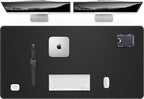 Leather Desk Pad Protector, Large Mouse Pad, Non-Slip Desk Blotter, Waterproof by AFIING