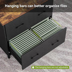 LITTLE TREE 2 Drawer File Cabinet - Image 8