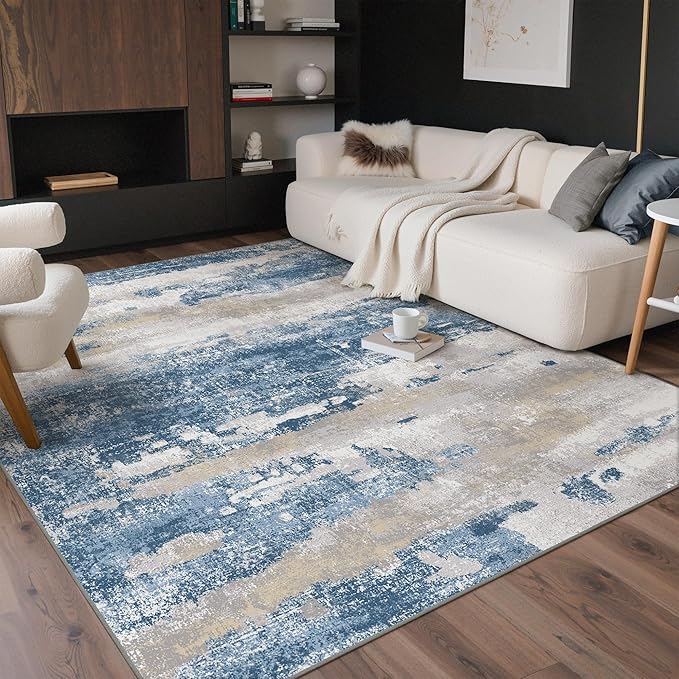 GENIMO No Crease Non Slip 6x9 Area Rugs by GENIMO