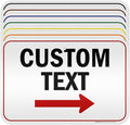 Custom Arrow Directional Sign by My Sign Center by MySignCenter