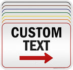 Custom Arrow Directional Sign by My Sign Center by MySignCenter