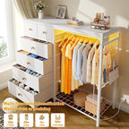 EnHomee 49.2" W White Dresser for Bedroom - Image 3