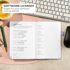 Clever Fox Password Book with alphabetical tabs. Internet Address Organizer - Image 6
