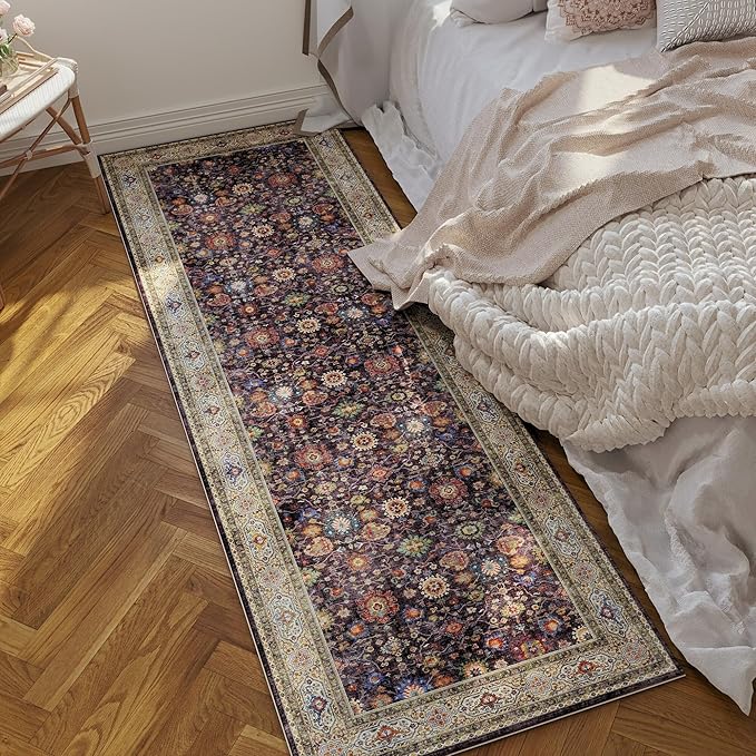 Rugcomf Runner Rug for Hallways Kitchen Rug Non Slip 2'x 6' Washable Rugs - Image 8
