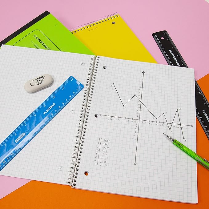 BAZIC Products Shatterproof Flexible Curve Ruler 12", Inches Centimeter Metric - Image 4