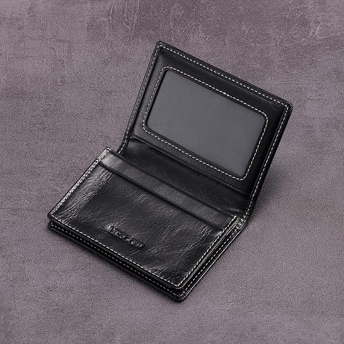 Leather Business Card Case Holder - Image 7