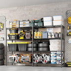 MilleLoom 4-Tier Metal Shelving Unit, Heavy Duty Storage Shelves Adjustable - Image 2