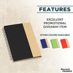 DISCOUNT PROMOS Eco Friendly Spiral Notebooks - Image 2