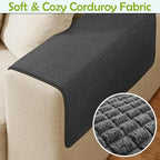 Couch Arm Covers, Waterproof Armrest Cover - Image 4