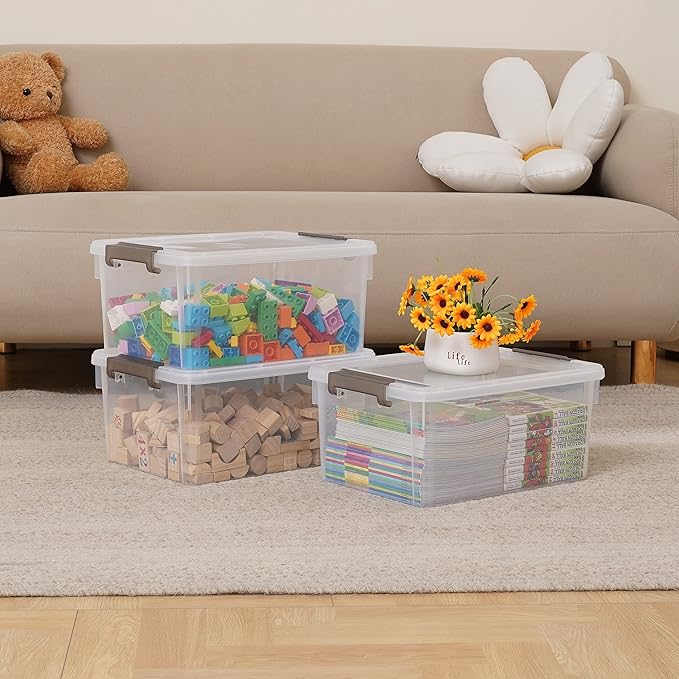 Citylife 17 QT Plastic Storage Bins - Image 2