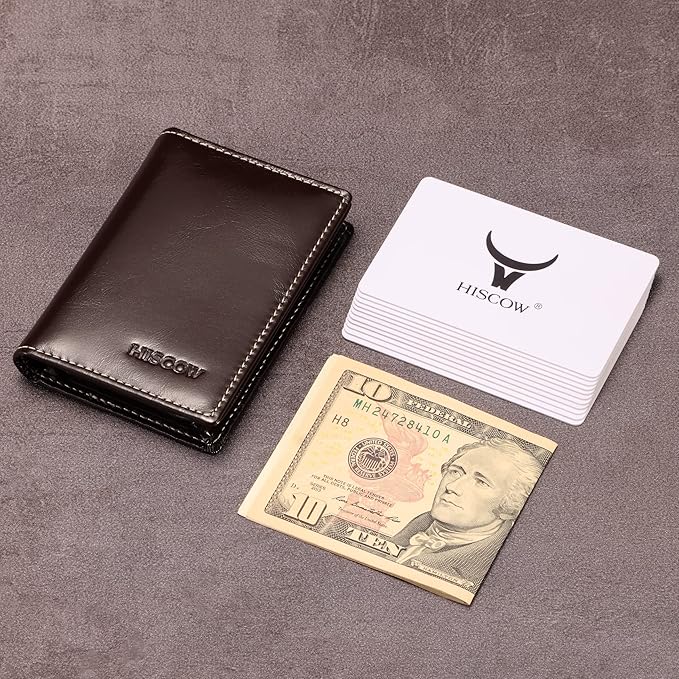 Leather Business Card Case Holder - Image 3