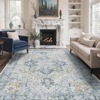 GENIMO 6x9 Area Rugs for Living Room, Non Slip Machine Washable Rugs, Low Pile