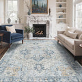 GENIMO 6x9 Area Rugs for Living Room, Non Slip Machine Washable Rugs, Low Pile by GENIMO