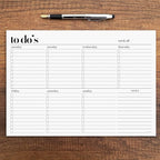 Weekly Planner Pad, Weekly To Do List Notepad, Tear Off Undated Weekly Planner - Image 2