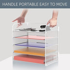 Supeasy 5 Trays Paper Organizer Letter Tray - Image 7
