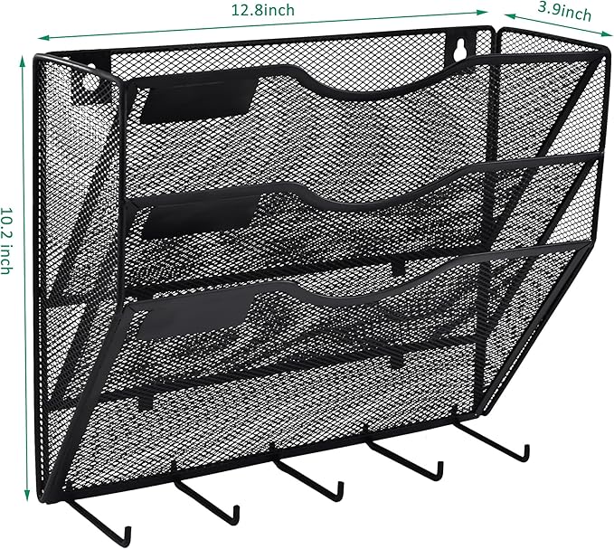 EASEPRES 3 Pocket Mesh Hanging File Organizer - Image 2
