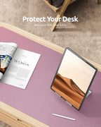 YSAGi Leather Desk Protector, Office Mat, Large Mouse Mat, Non-Slip PU Leather - Image 7